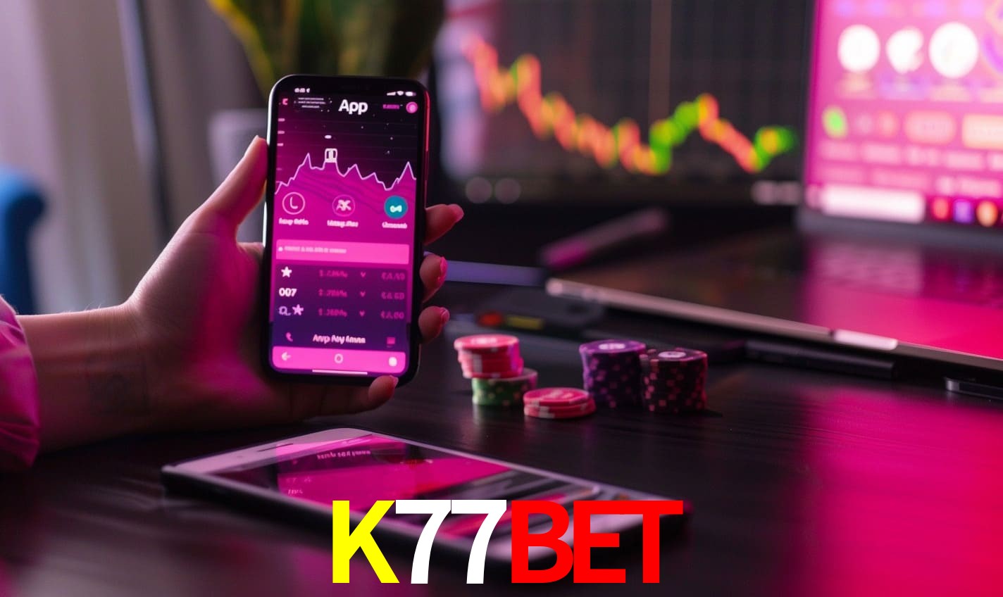 Recursos Exclusivos do App K77BET - Modo Offline, Login Biométrico